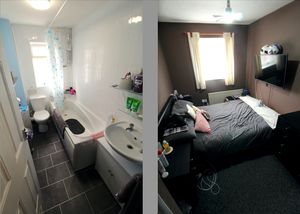 Bathroom and Bedroom- click for photo gallery